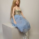 Юбка и топ для кукол А.Жукова