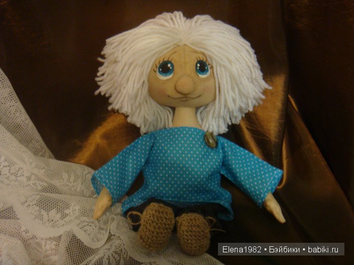 Домовёнок Кузя. Кукла из ткани ручной работы (фото 3)