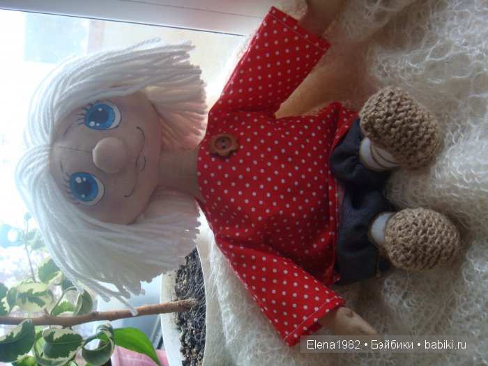 Домовёнок Кузя. Кукла из ткани ручной работы (фото 2)