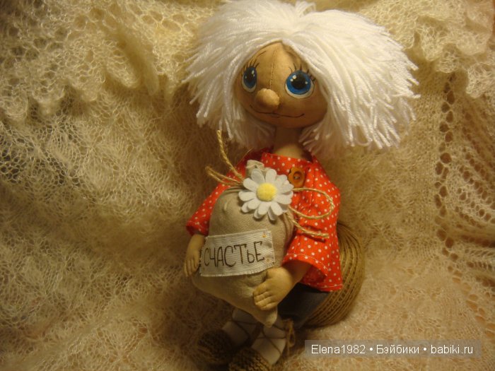 Домовёнок Кузя. Кукла из ткани ручной работы (фото 6)