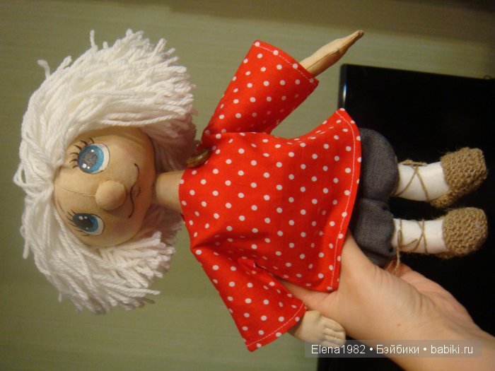 Домовёнок Кузя. Кукла из ткани ручной работы (фото 4)