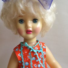 Кукла СССР/ Люда с зубками/ Саратовская ф-ка игрушки