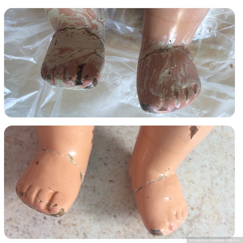 Зинка, как картинка... или "Реставрация пресс-опилочной куклы СССР"