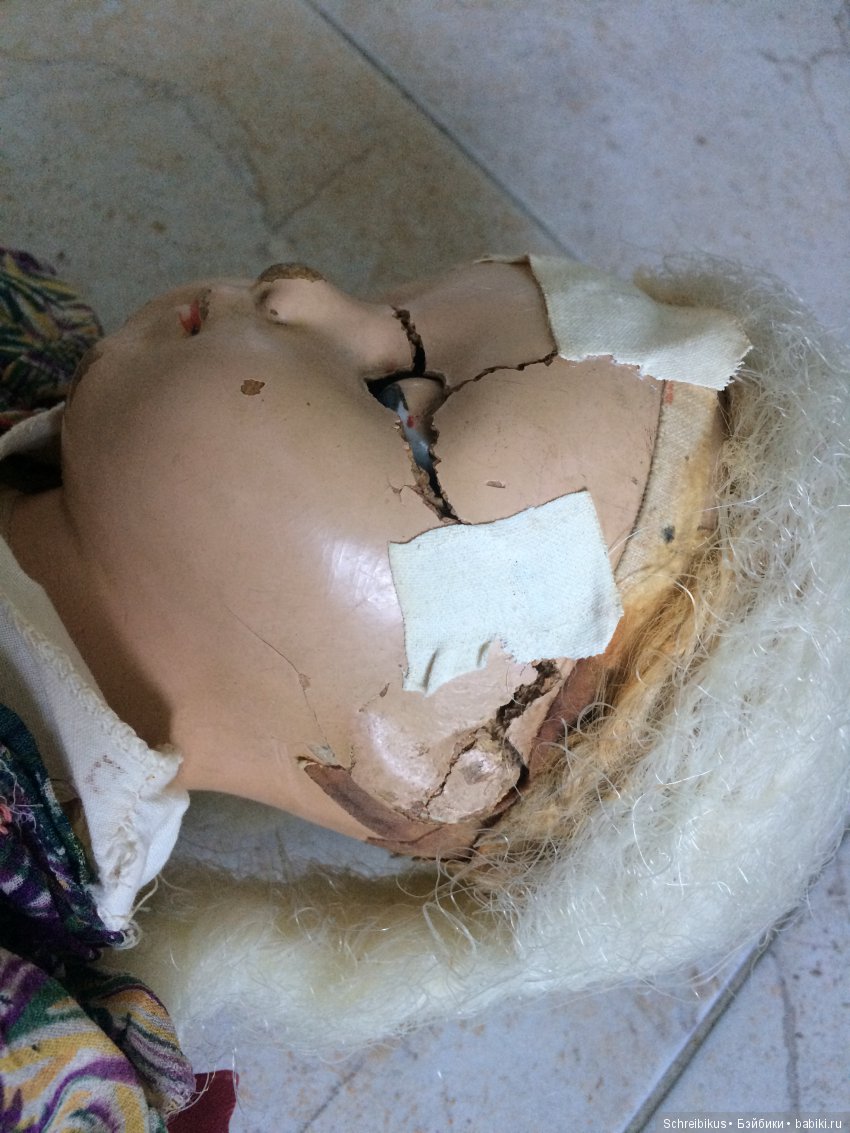 Зинка, как картинка... или "Реставрация пресс-опилочной куклы СССР" (фото 3)