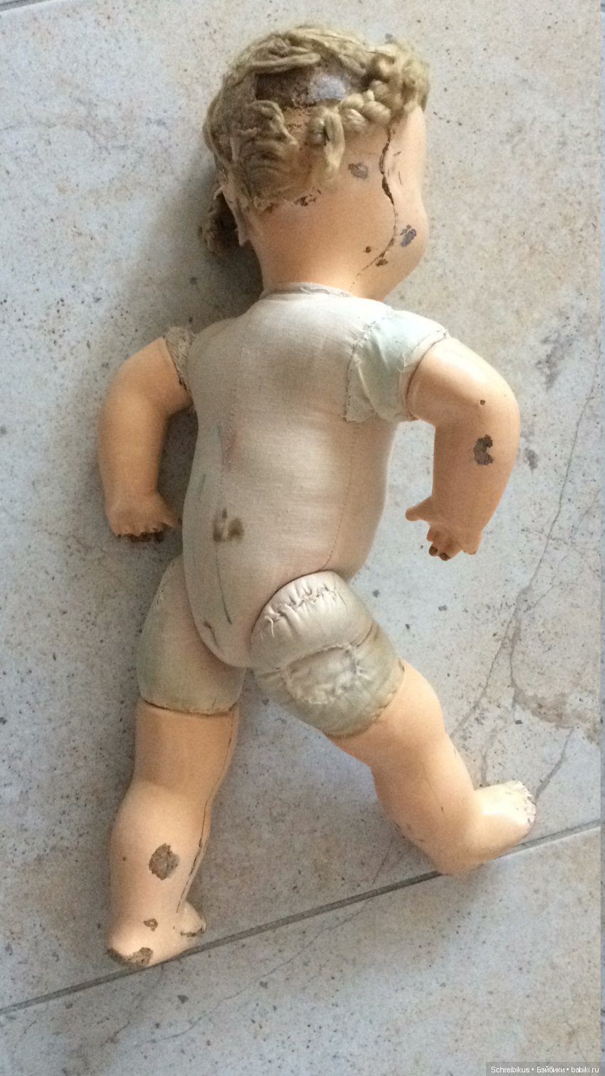 Кукла Варя не плачь — Реставрация и преображение кукол: ремонт (фото 5)