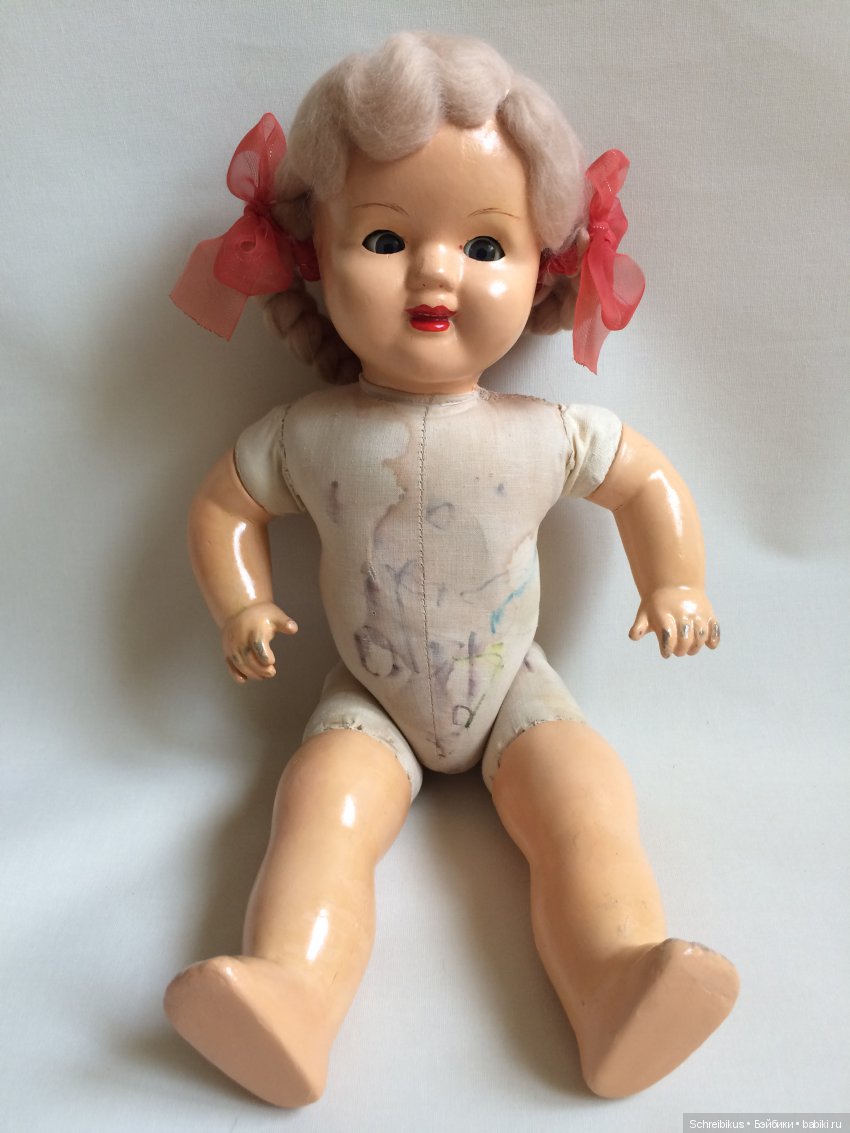 Кукла Варя не плачь — Реставрация и преображение кукол: ремонт