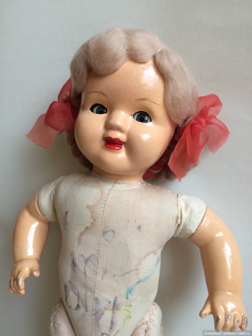 Кукла Варя не плачь — Реставрация и преображение кукол: ремонт
