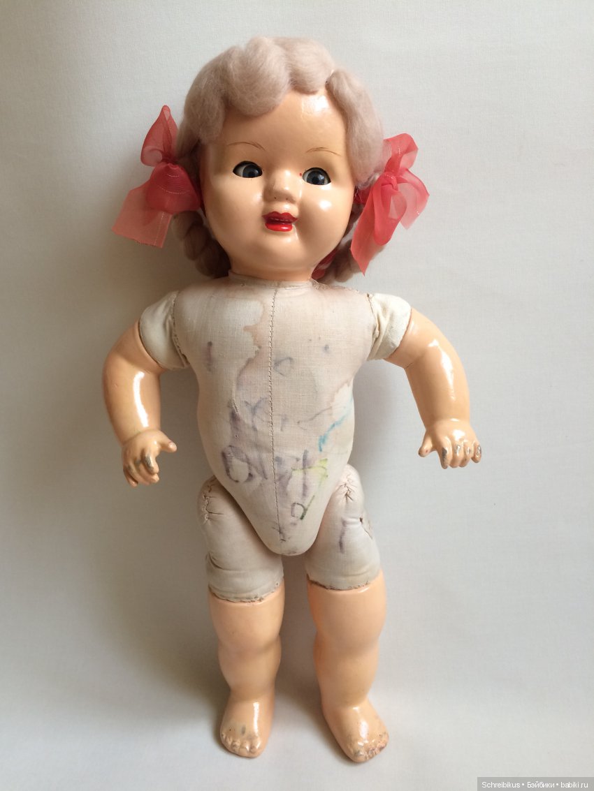 Кукла Варя не плачь — Реставрация и преображение кукол: ремонт