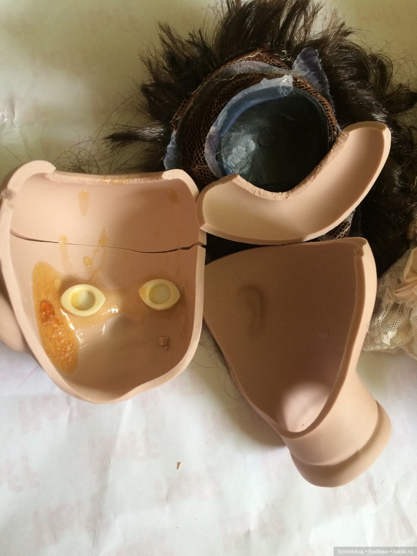 Уронили куклу на пол — Реставрация и преображение кукол: ремонт (фото 2)