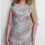 Платье ручной работы для кукол Ellowyne