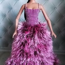 Платье вечернее для кукол Tonner