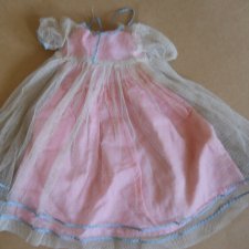 Антикварное платье для куклы 35-37 см.
