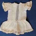 Антикварное фабричное платье  для куклы 1.