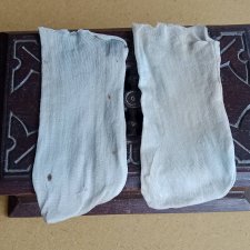 Антикварные носочки  для куклы