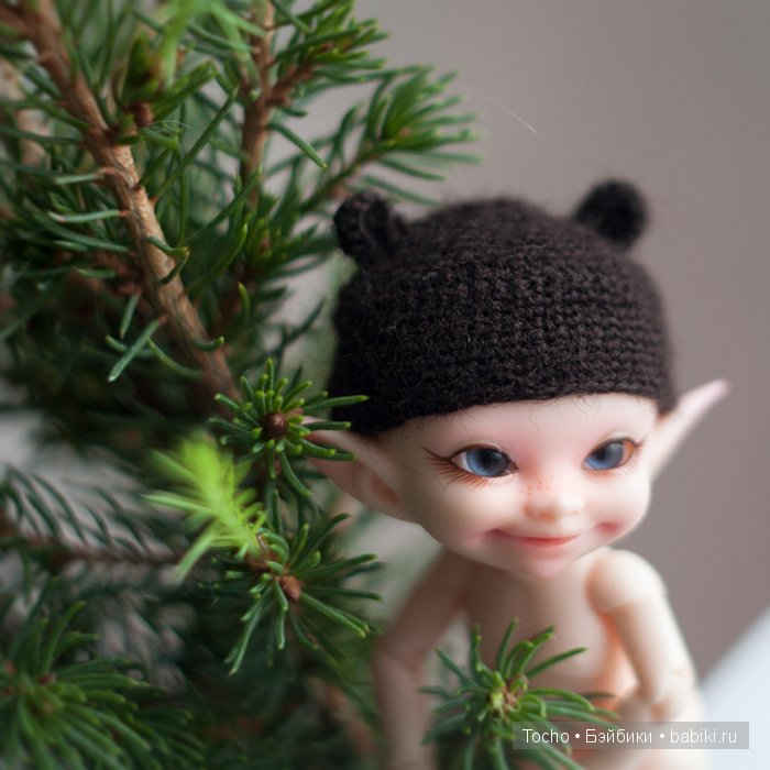 Вязаная шапочка для Realpuki Soso