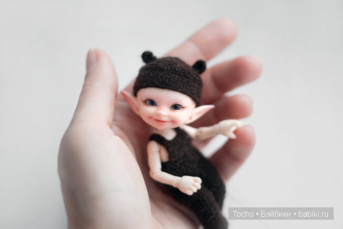 вязаный комбинезон для realpuki