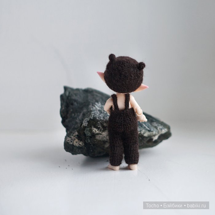 вязаный комбинезон для realpuki