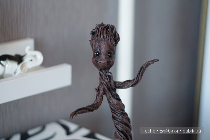 Малыш Грут — Лепка авторских игрушек и папье (фото 9)