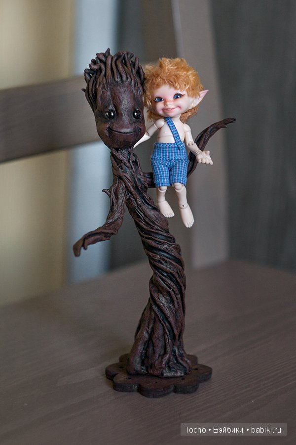 Малыш Грут — Лепка авторских игрушек и папье (фото 10)