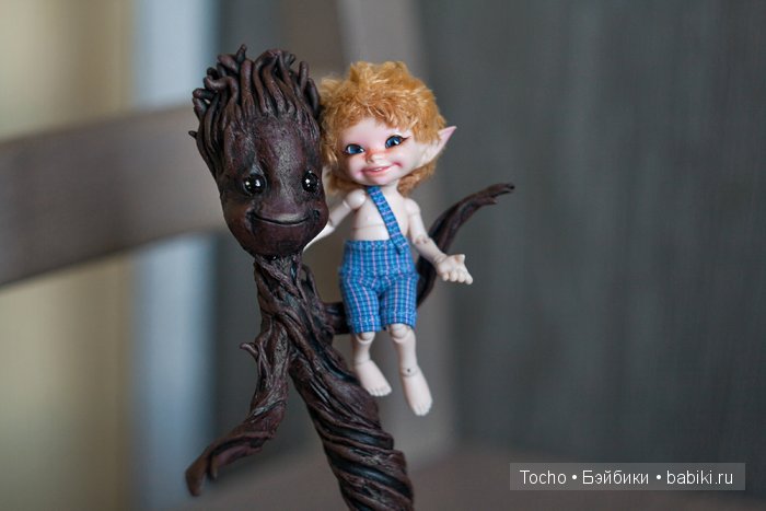 Малыш Грут — Лепка авторских игрушек и папье