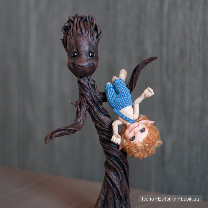 Малыш Грут — Лепка авторских игрушек и папье