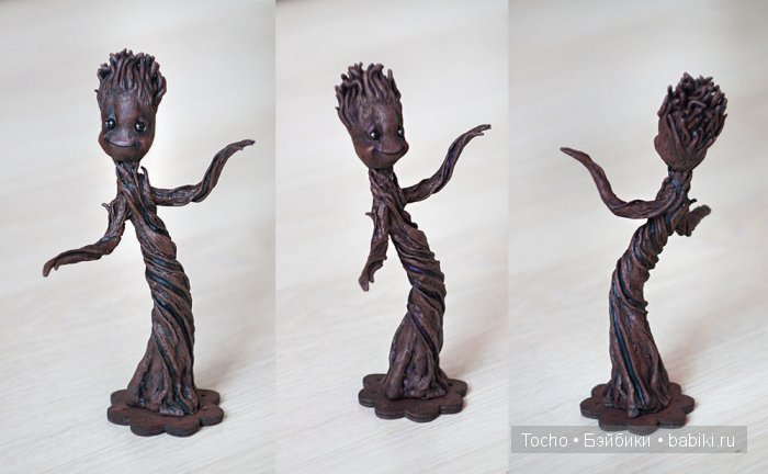 Малыш Грут — Лепка авторских игрушек и папье (фото 4)