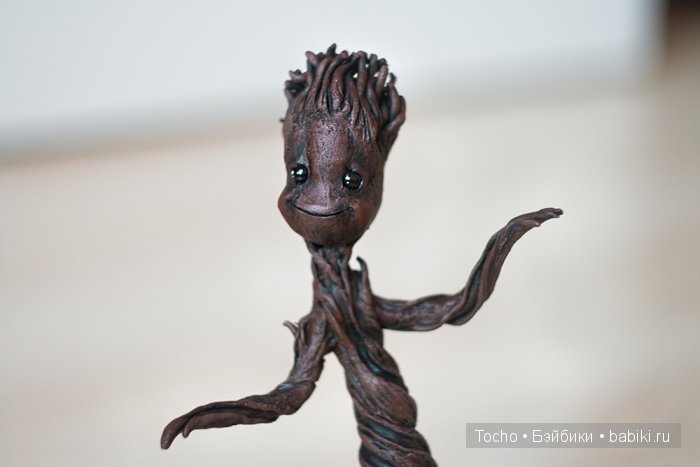 Малыш Грут — Лепка авторских игрушек и папье (фото 7)