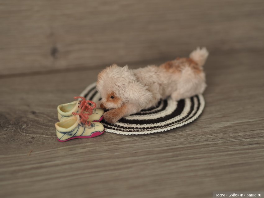 авторская игрушка собака