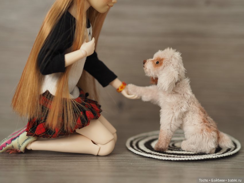 авторская игрушка собака