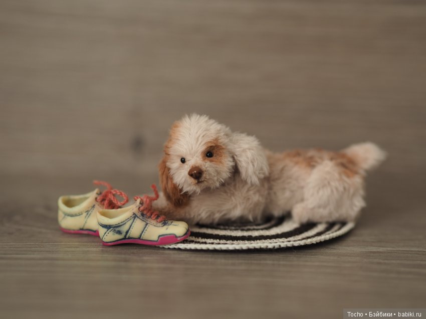 авторская игрушка собака