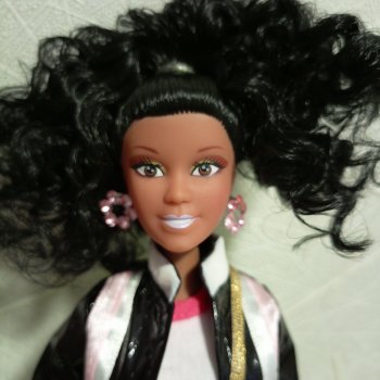 Обзор на куклу Айя - Кудрявая мулатка