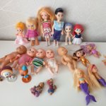 Лот игровых кукол!