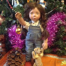 Лялькины каникулы. ч.4. Встреча друзей. Зимняя прогулка