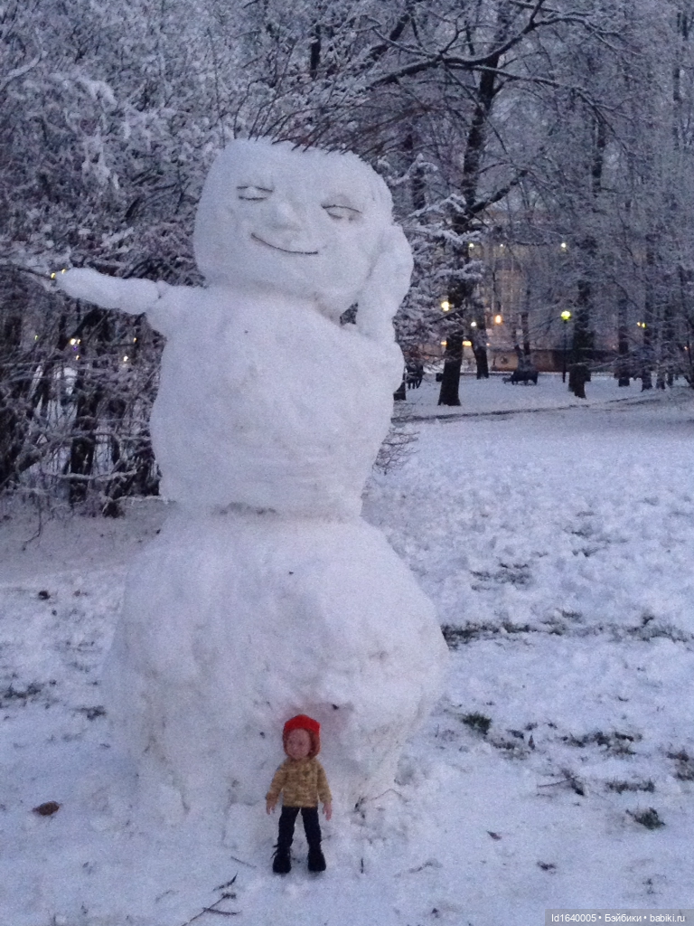 Лялькины каникулы. ч.4. Встреча друзей. Зимняя прогулка