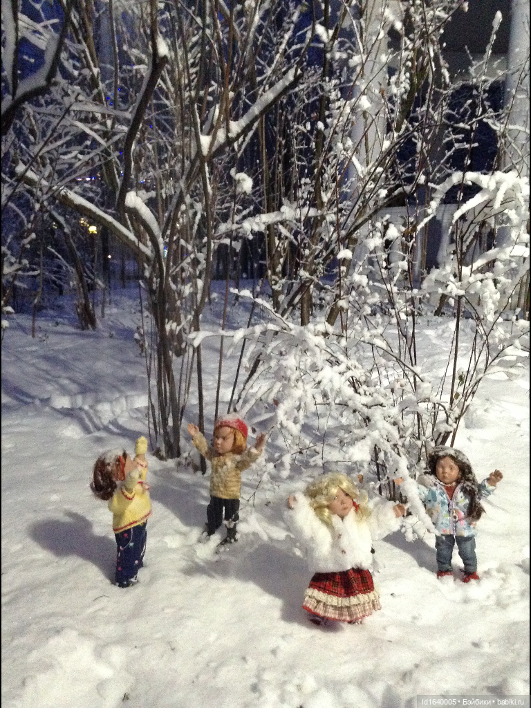 Лялькины каникулы. ч.4. Встреча друзей. Зимняя прогулка