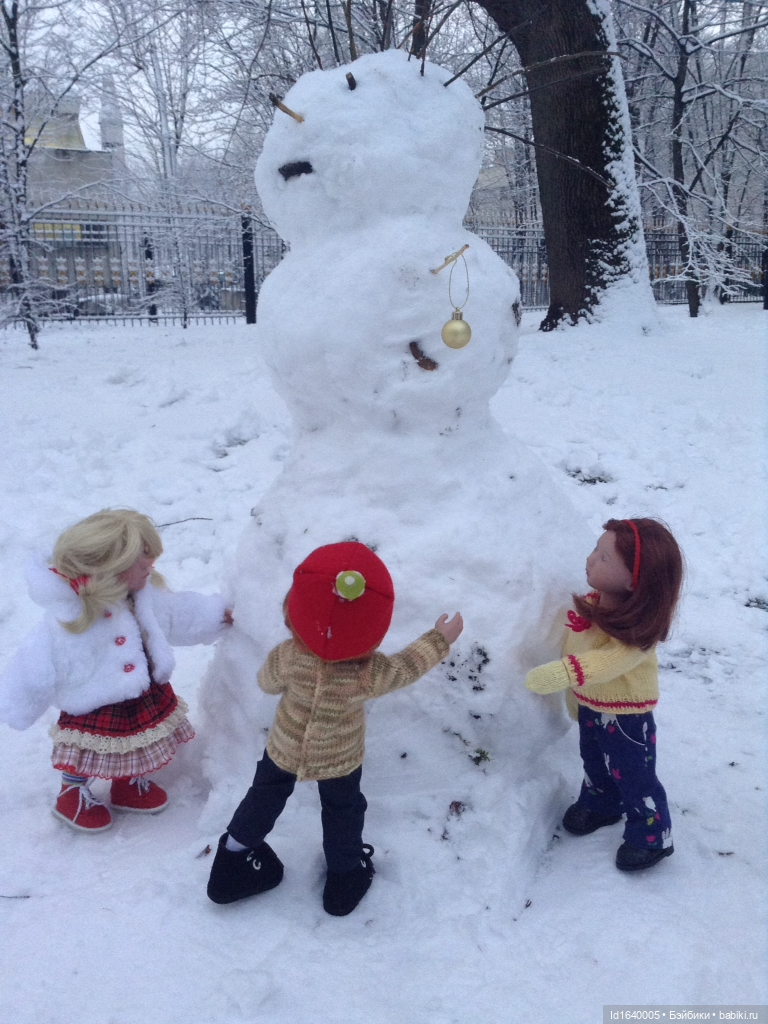 Лялькины каникулы. ч.4. Встреча друзей. Зимняя прогулка
