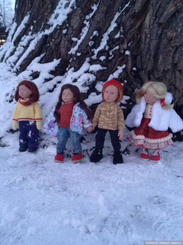 Лялькины каникулы. ч.4. Встреча друзей. Зимняя прогулка