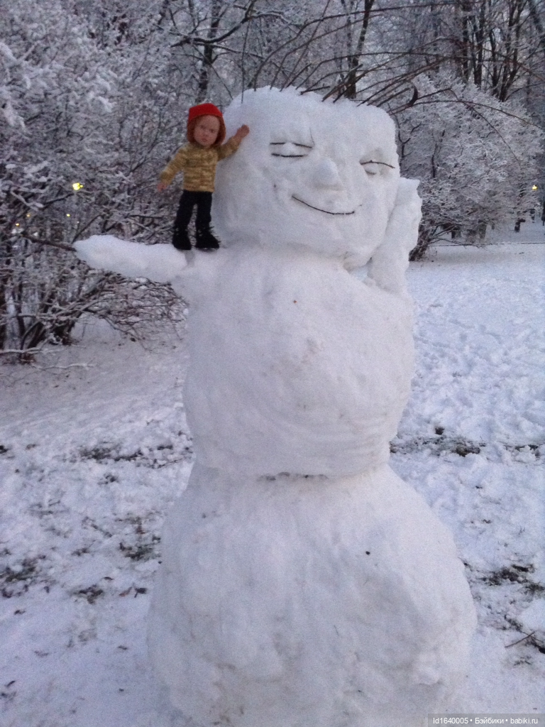 Лялькины каникулы. ч.4. Встреча друзей. Зимняя прогулка