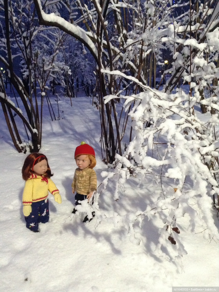 Лялькины каникулы. ч.4. Встреча друзей. Зимняя прогулка