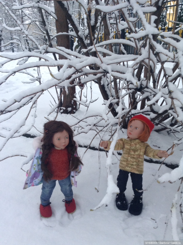 Лялькины каникулы. ч.4. Встреча друзей. Зимняя прогулка