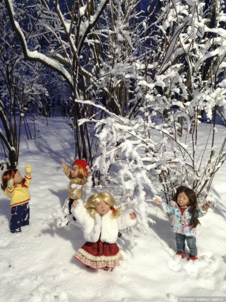 Лялькины каникулы. ч.4. Встреча друзей. Зимняя прогулка