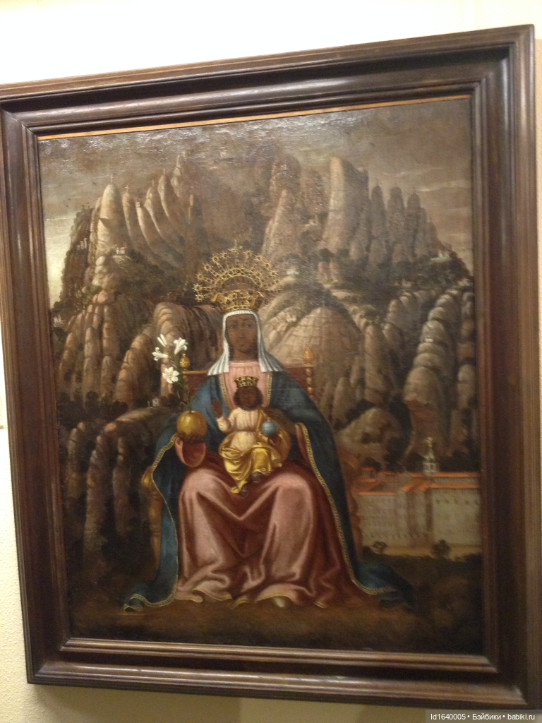 Бенедиктинский монастырь Монсеррат в Испании. Чёрная Мадонна - покровительница Каталонии