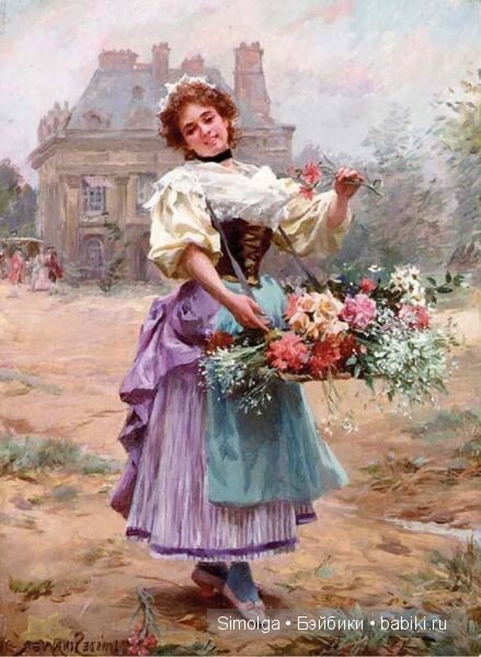 Маленькая Цветочница - новый OOАК J-Doll Vasterlanggatan (фото 2)