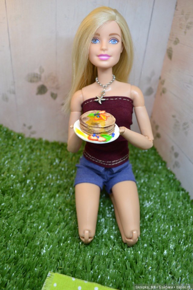 Блинчики в миниатюре — Кукольная миниатюра своими руками: еда (фото 2)