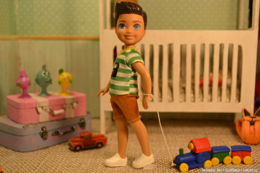 Игрушки для кукол. Паровозик своими руками