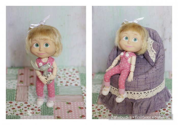 Машка в кармашке — Куклы Маша и Медведь (Simba): Маша в кармашке (фото 3)