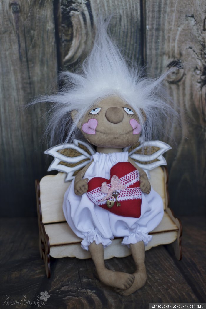 Ангелок-февралёк, текстильная кукла | Бэйбики Ангелок-февралёк, текстильная кукла (фото 3)