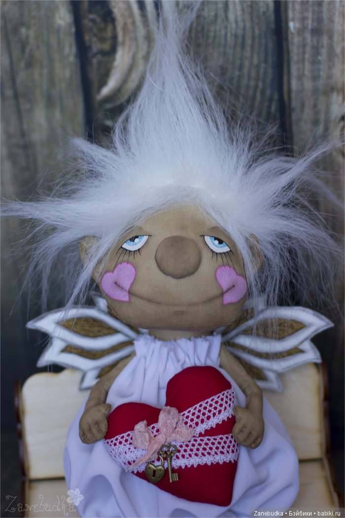Ангелок-февралёк, текстильная кукла | Бэйбики Ангелок-февралёк, текстильная кукла (фото 2)
