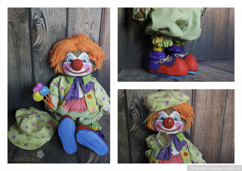 Клоун | Бэйбики Клоун — Авторские текстильные куклы: Вальдорфские (фото 2)
