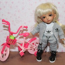 Мои маленькие велосипедистки